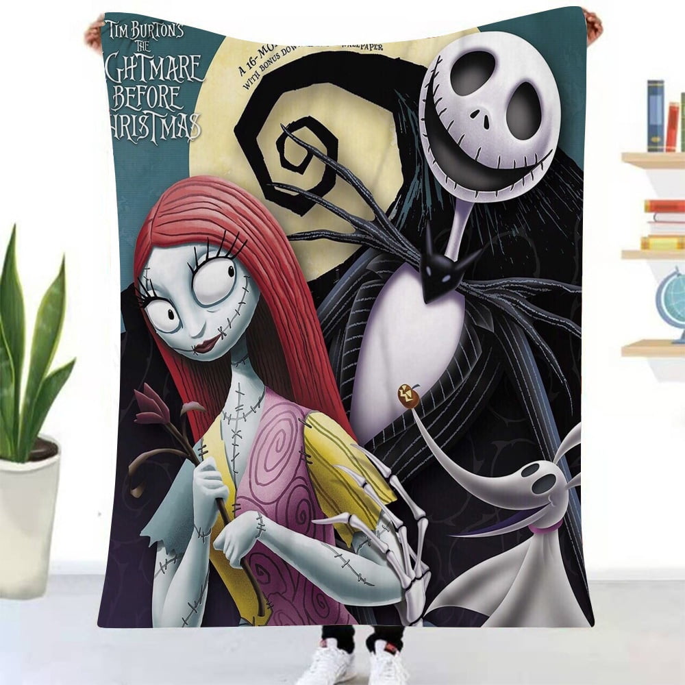 Nightmare Before Christmas Flannel Blanket 2023 New Fashion Warm