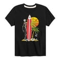thumbnail image 1 of Nightmare Before Christmas - Ghost Dog Beach Surfer - Toddler And Youth Short Sleeve Graphic T-Shirt, 1 of 5