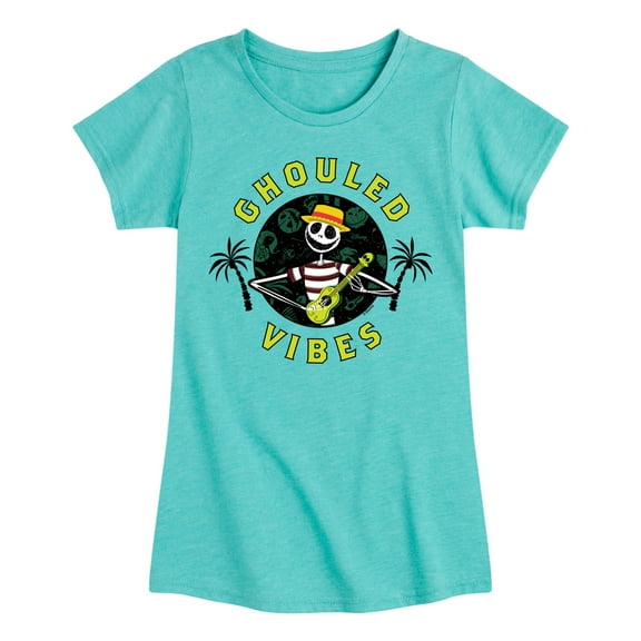 Nightmare Before Christmas - Ghouled Vibes - Summertime - Toddler And Youth Girls Short Sleeve Graphic T-Shirt