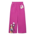 thumbnail image 1 of Disney Nightmare Before Christmas Girls Wide Leg Fleece Sweatpants, Sizes 4-16, 1 of 3