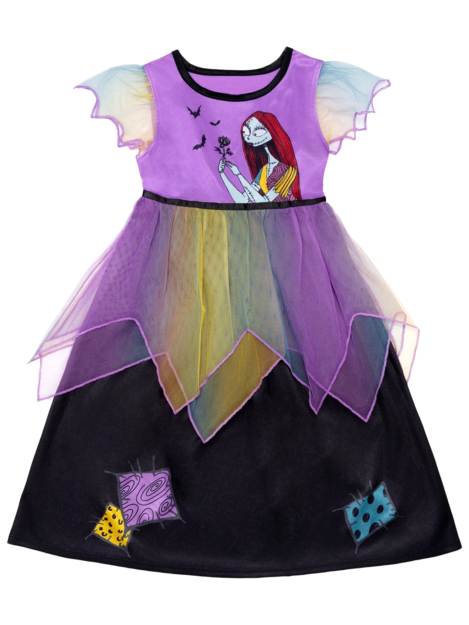 Nightmare Before Christmas Girls Halloween Fantasy Gown, Sizes 4-12
