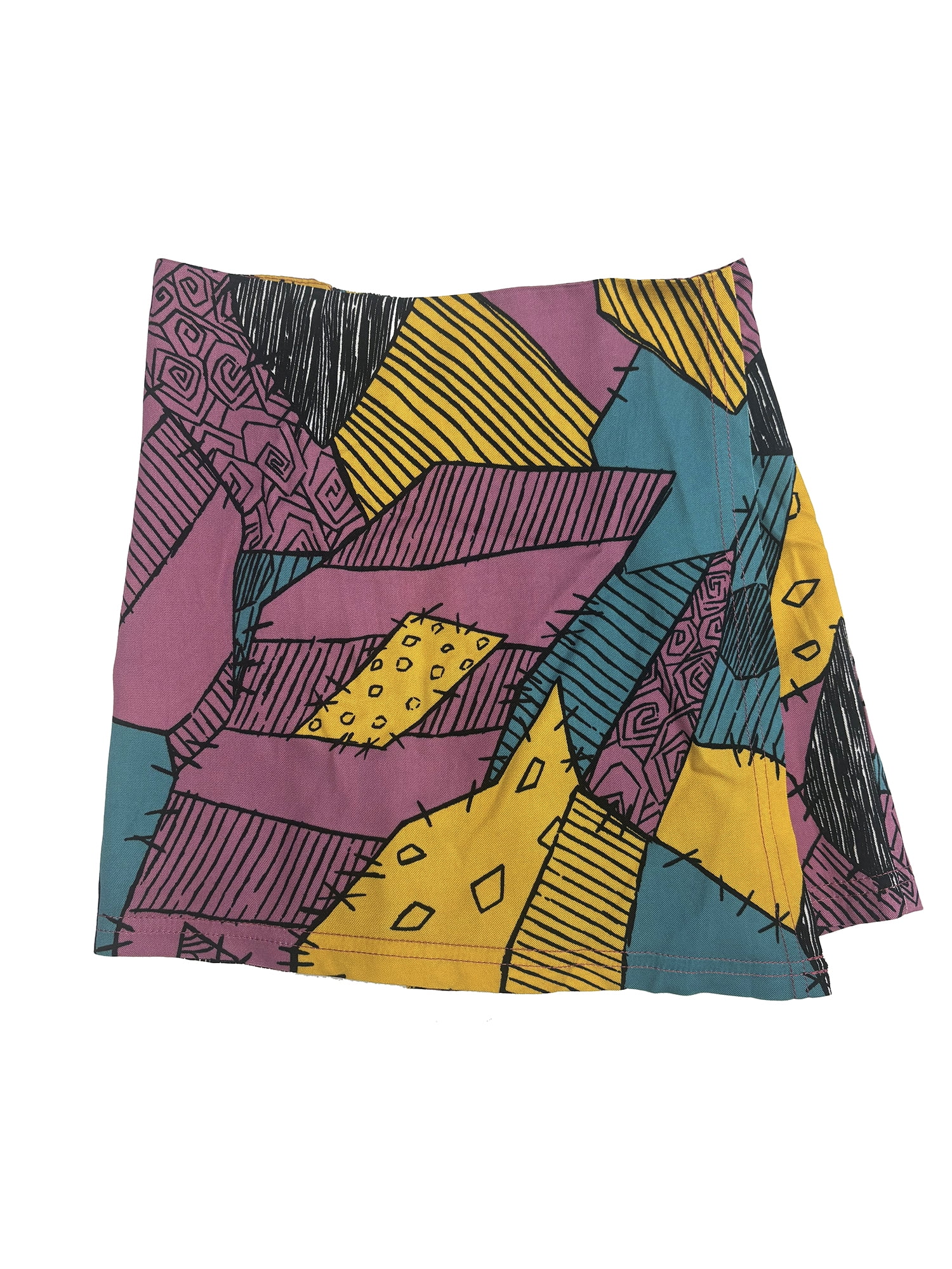 Disney Nightmare Before Christmas Girls Patchwork Skirt, Sizes 4-16