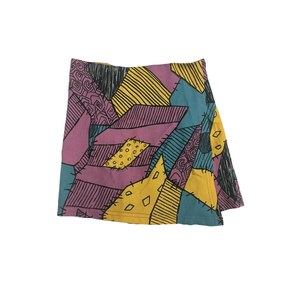 Disney Nightmare Before Christmas Girls Patchwork Skirt, Sizes 4-16