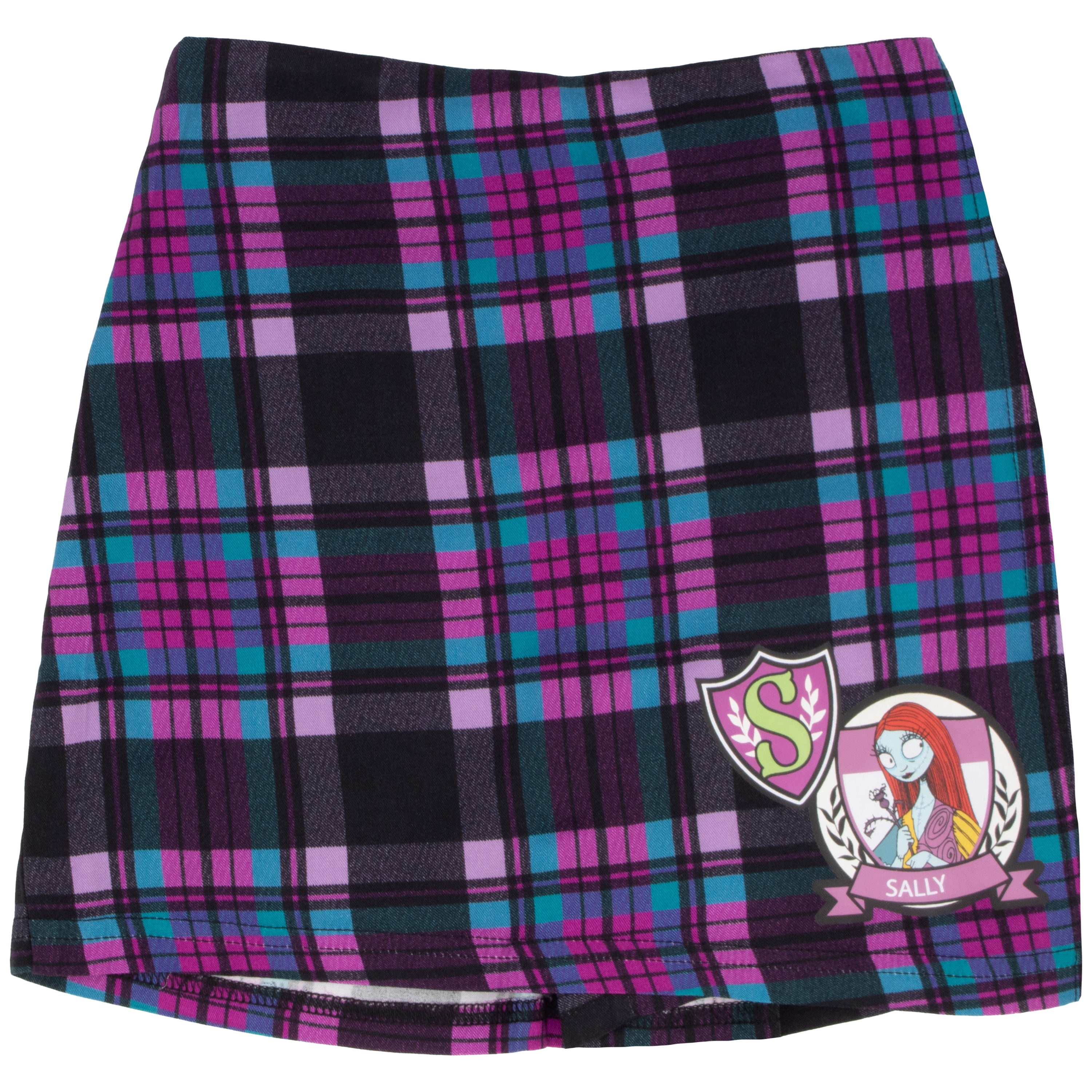Disney Nightmare Before Christmas Girls Plaid Skirt, Sizes 4-16