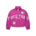 thumbnail image 1 of Disney Nightmare Before Christmas Girls Quarter Zip Fleece Sweatshirt, Sizes 4-16, 1 of 3