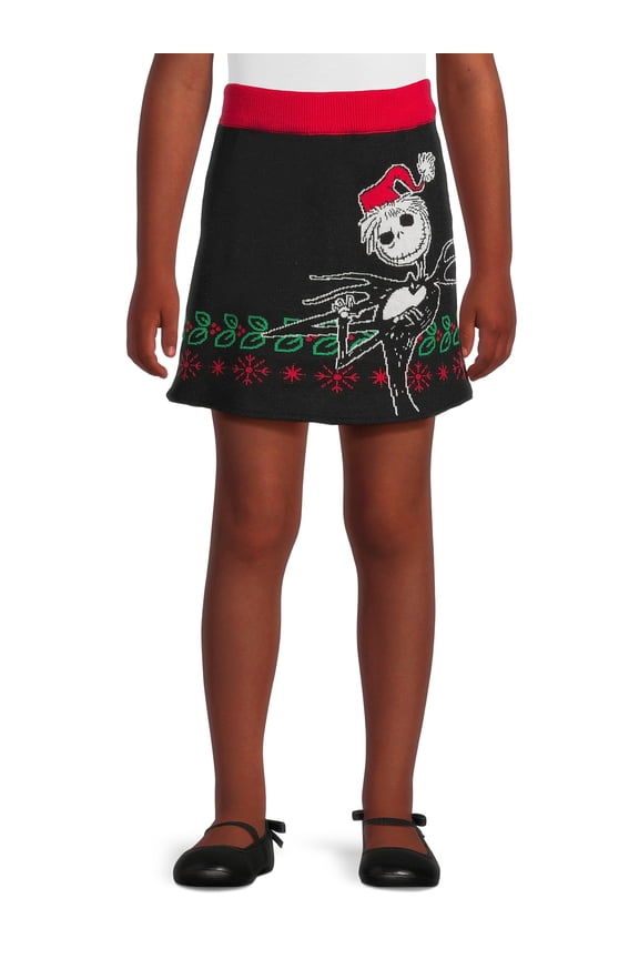 Nightmare Before Christmas Girls Skirt, Sizes 4-16