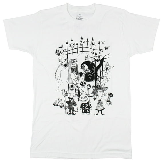 Nightmare Before Christmas Group Rocker Tee, Large