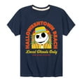 thumbnail image 1 of Nightmare Before Christmas - Halloweentown Beach - Local Ghouls Only - Sun Sand & Scares - Toddler And Youth Short Sleeve Graphic T-Shirt, 1 of 5