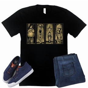 Nightmare Before Christmas Haunted Mansion Ghosts Tee (Black-Small)