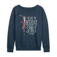 thumbnail image 1 of The Nightmare Before Christmas - Holiday Spirit In My Bones - Women's Lightweight French Terry Long Sleeve Shirt, 1 of 5
