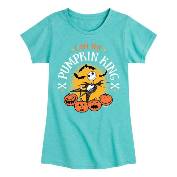 The Nightmare Before Christmas - I Am The Pumpkin King - Toddler And Youth Girls Short Sleeve Graphic T-Shirt
