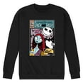 thumbnail image 1 of Nightmare Before Christmas - Jack And Sally Comic Book Cover - Men's Crew Fleece Sweatshirt, 1 of 5