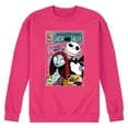 thumbnail image 1 of Nightmare Before Christmas - Jack And Sally Comic Book Cover - Men's Crew Fleece Sweatshirt, 1 of 4