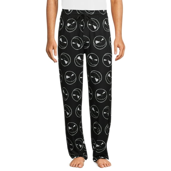 Nightmare Before Christmas Jack Smiling Faces Aop Adult Men's Apparel, All Over Print Graphic Sleep Pant, Size S-2XL (Men's & Big Men's)