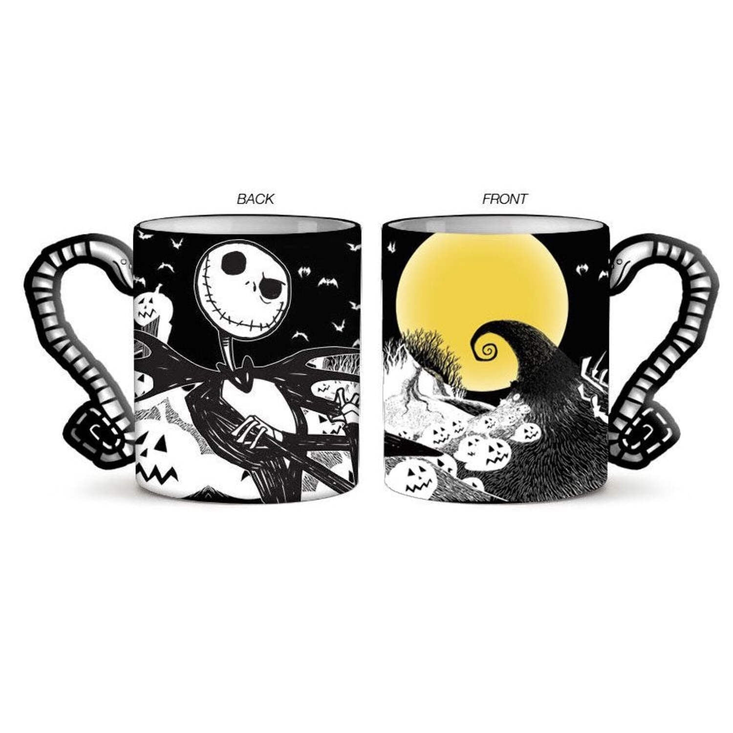 Nightmare Before Christmas Jack Moonlight 20 oz. Ceramic Mug - Walmart  Business Supplies