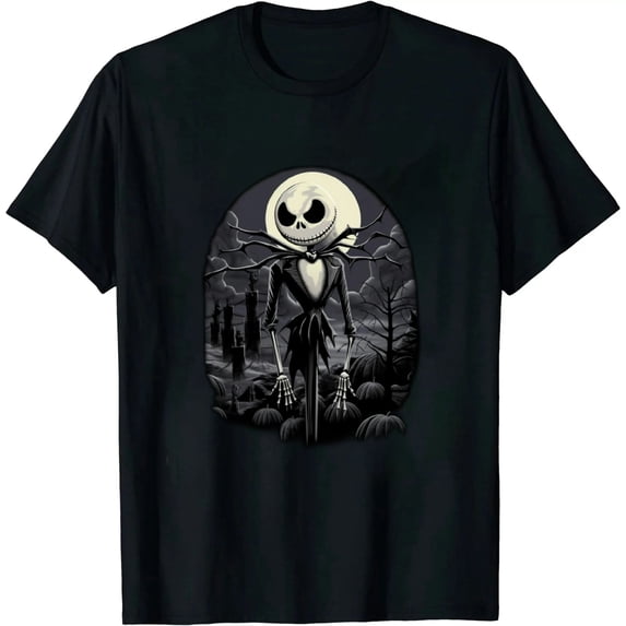 Nightmare Before Christmas Jack Night Scene T-Shirt