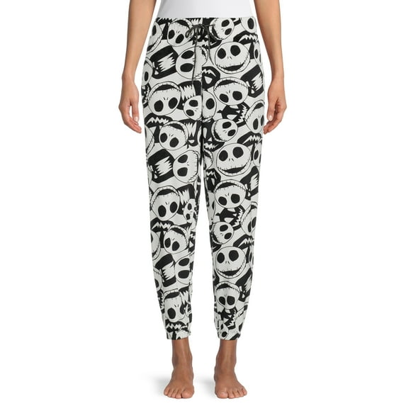 Nightmare Before Christmas Jack Pumpkin Women's Sleep Velour Jogger