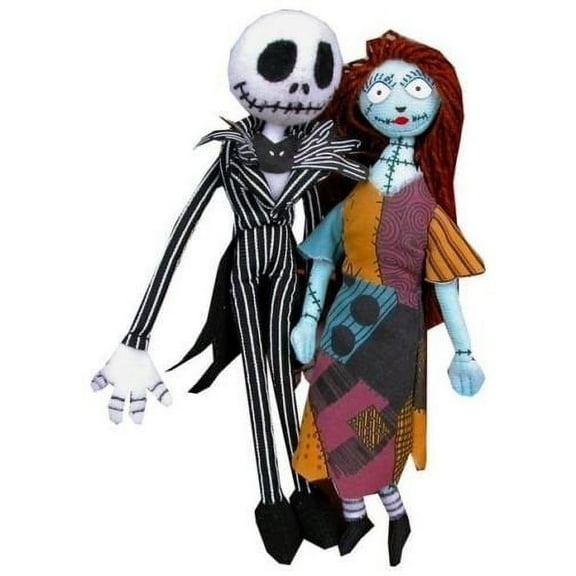 Nightmare Before Christmas Jack & Sally Plush 6" 2001