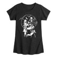thumbnail image 1 of The Nightmare Before Christmas - Jack Sally Zero - Toddler And Youth Girls Short Sleeve Graphic T-Shirt, 1 of 5