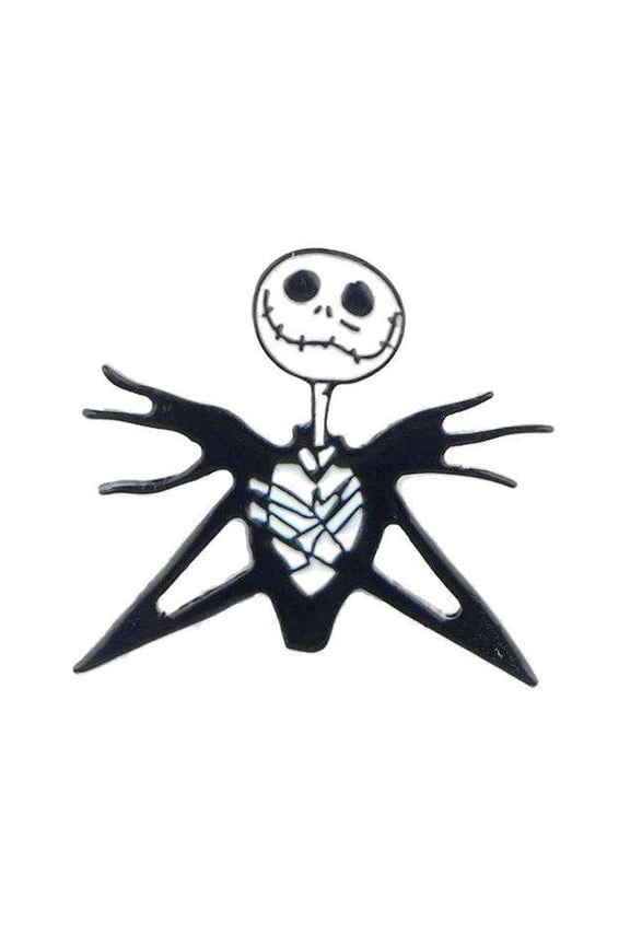 Nightmare Before Christmas Jack Skellington 1 Inch Tall Enamel Metal Pin