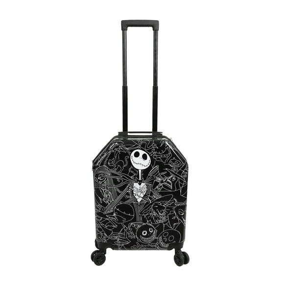 Nightmare Before Christmas Jack Skellington 20" Carry-On Luggage With Wheels And Retractable Handle