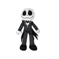 thumbnail image 1 of Nightmare Before Christmas Jack Skellington Black Outfit Plush, 1 of 3