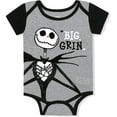 thumbnail image 1 of Nightmare Before Christmas Jack Skellington Boys Single Character Onesie, Infant, 1 of 3