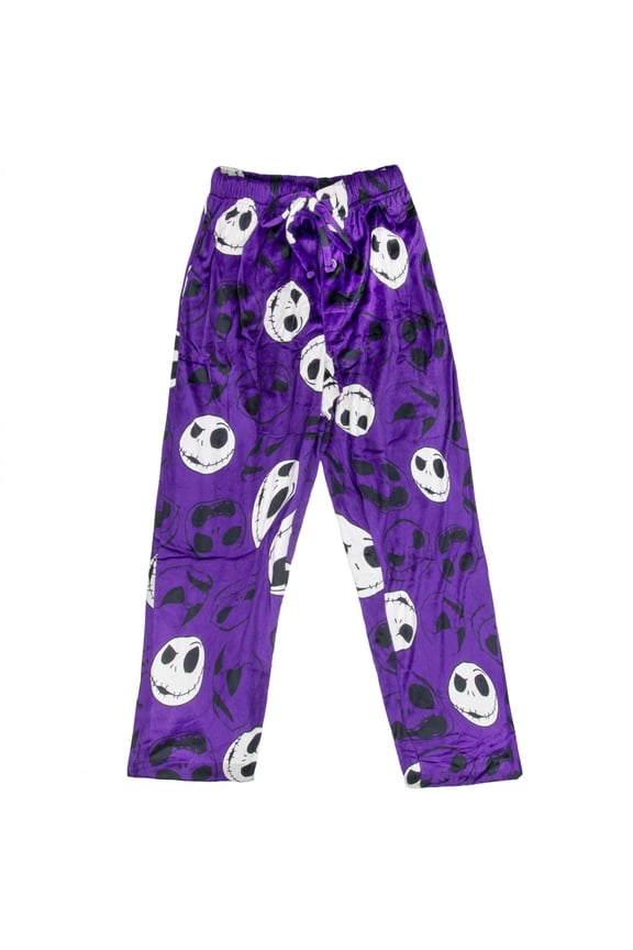 Nightmare Before Christmas Jack Skellington Expressions Sleep Pants-Small (28-30)