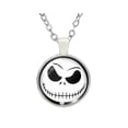 thumbnail image 1 of Nightmare Before Christmas Jack Skellington Face Dome Pendant Necklace, 1 of 1