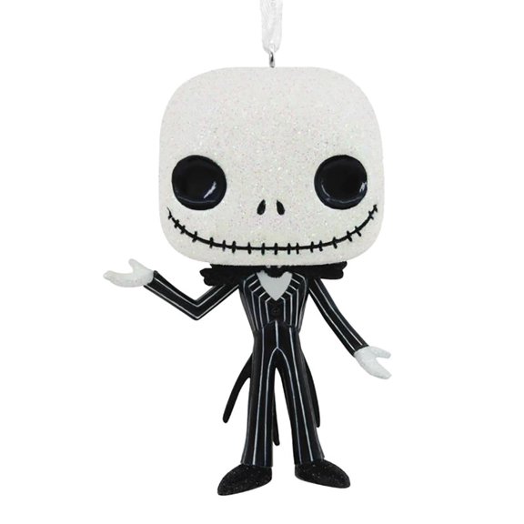 Nightmare Before Christmas Jack Skellington Glitter Holiday Ornament