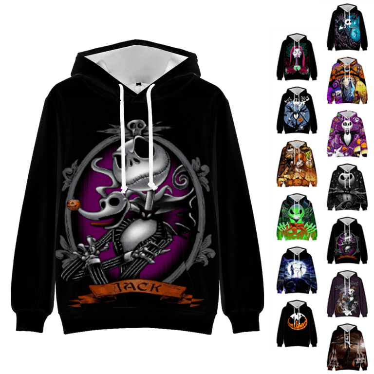 3d jack skellington hoodie sale
