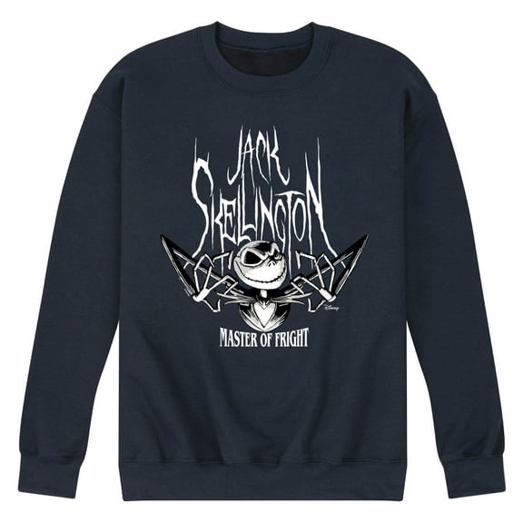 Nightmare Before Christmas - Jack Skellington Master Of Fright - Men's Crew Fleece Sweatshirt