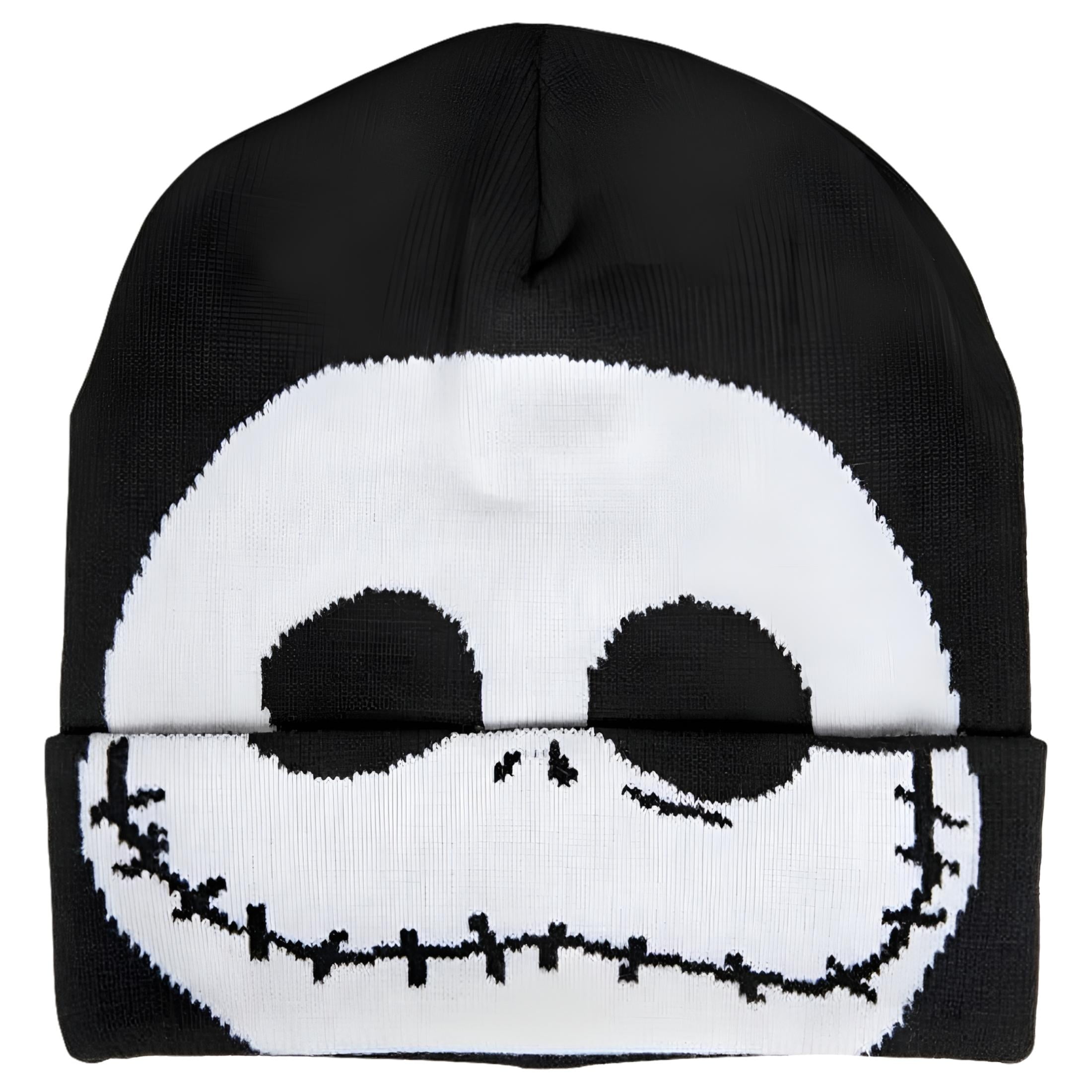 Y2K Rare Disney Jack Skellington Beanie Tim Burtons Nightmare Before Christmas Nightmare Before Christmas - Jack Skellington Hat with  main image 3