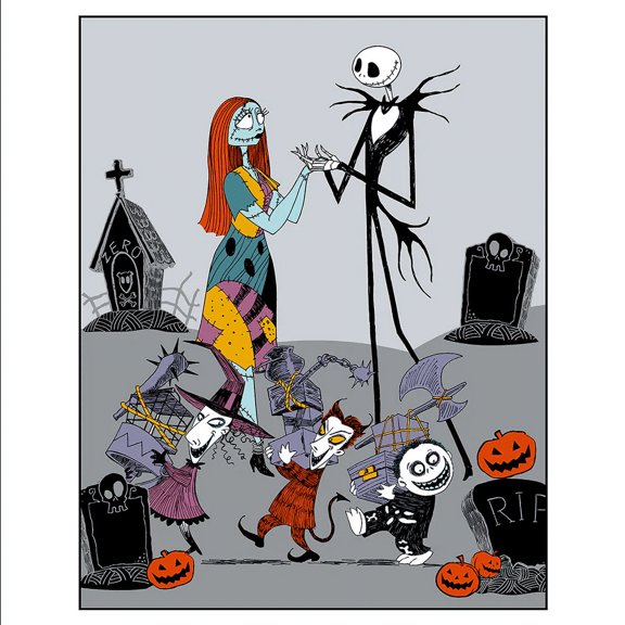 Nightmare Before Christmas Twin Sheets