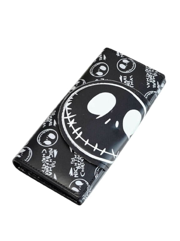 Nightmare Before Christmas Jack Skellington Snap Closure Clutch Wallet