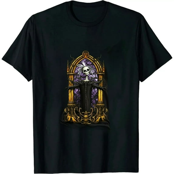 Nightmare Before Christmas Jack Stained Glass T-Shirt