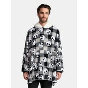 DISNEY Nightmare Before Christmas Men’s Jack Skellington Superminky Lounger, One Size Fits Most