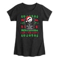 thumbnail image 1 of Nightmare Before Christmas - Jack Sweater - Youth Girls Fitted Short Sleeve T-Shirt, 1 of 4