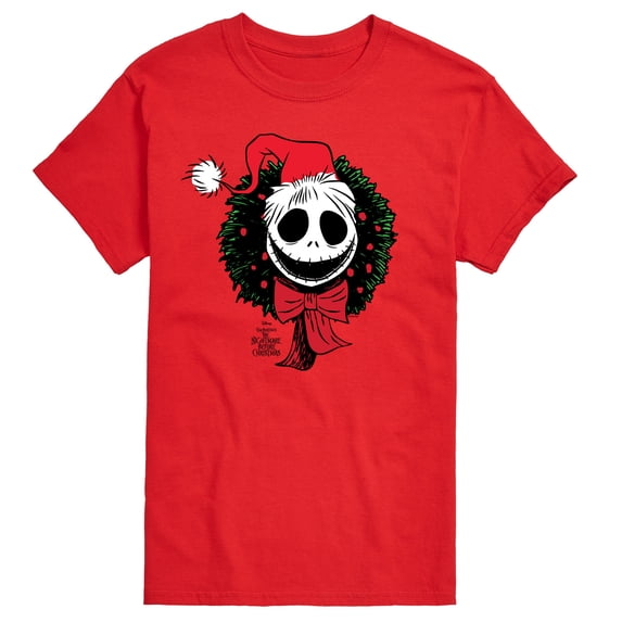 Nightmare Before Christmas - Jack Wreath - Men's Short Sleeve Graphic T-Shirt