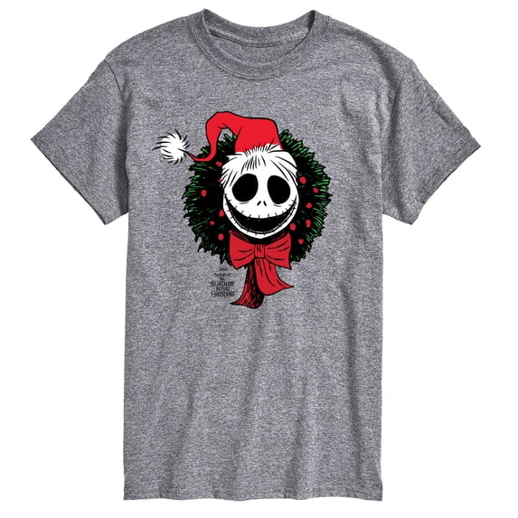 Nightmare Before Christmas - Jack Wreath - Men's Short Sleeve Graphic T-Shirt