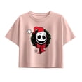 thumbnail image 1 of Nightmare Before Christmas - Jack Wreath - Youth Girls Boxy T-Shirt, 1 of 4