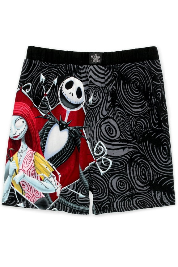 Nightmare Before Christmas Jack and Sally Men's Boxer Shorts Underwear NB108MBX