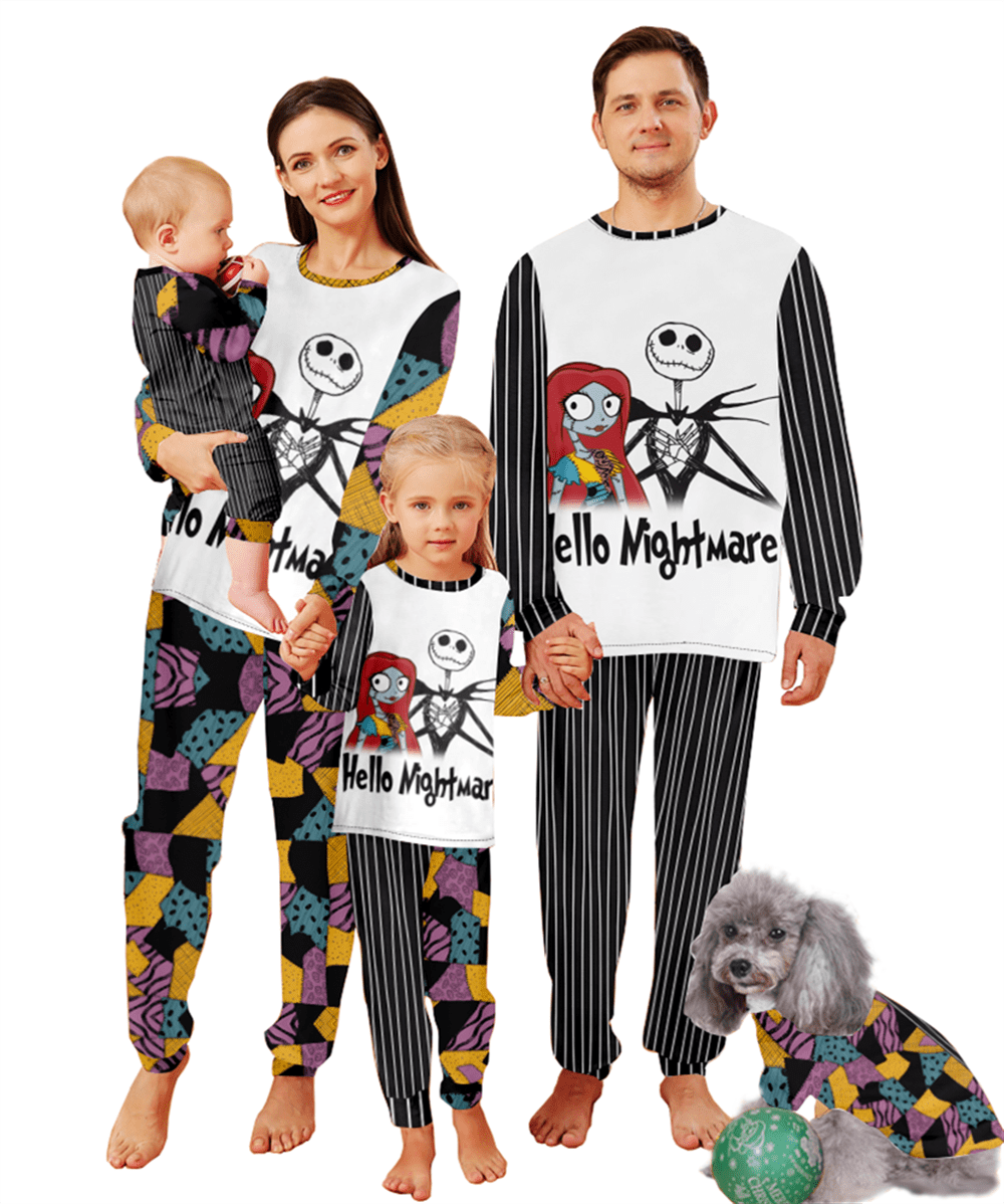 The nightmare before outlet christmas family pajamas