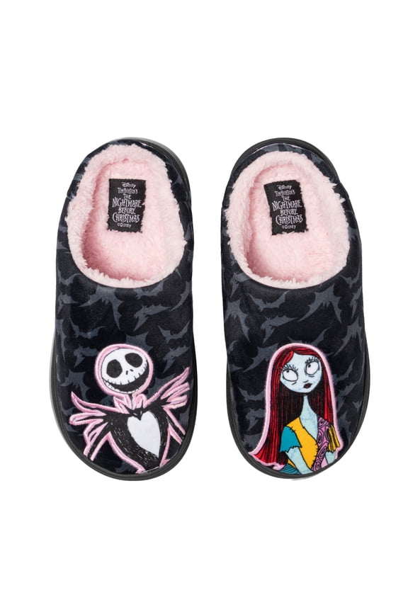 Nightmare Before Christmas Jack and Sally Women's Clog Slippers-L 9/10