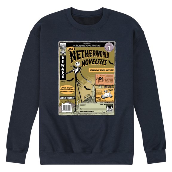Nightmare Before Christmas - Jack's Netherworld Novelties - Men's Crew Fleece Sweatshirt