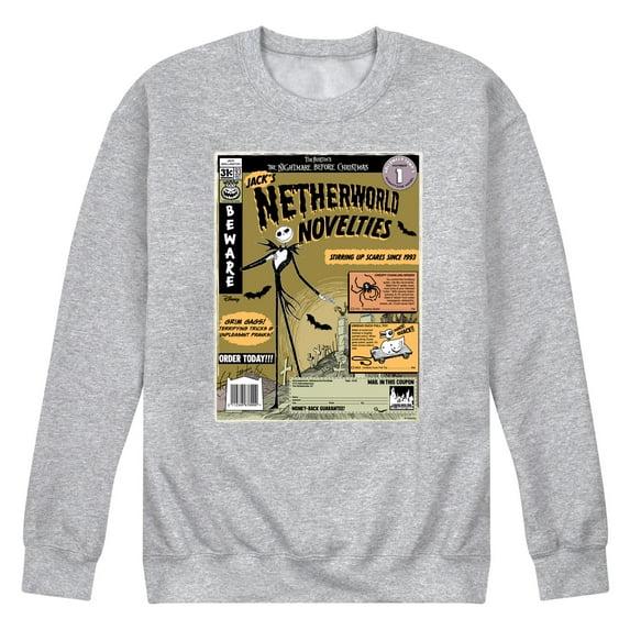 Nightmare Before Christmas - Jack's Netherworld Novelties - Men's Crew Fleece Sweatshirt
