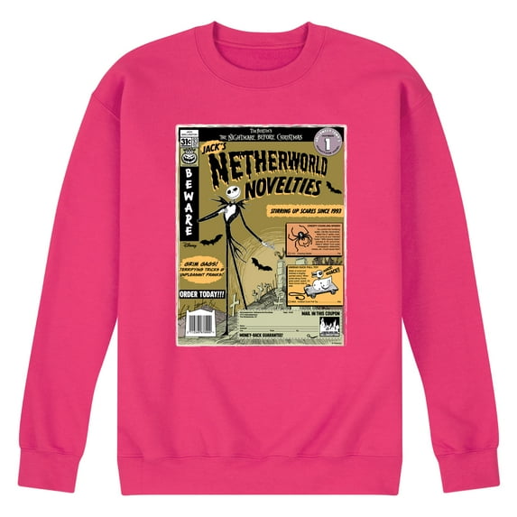 Nightmare Before Christmas - Jack's Netherworld Novelties - Men's Crew Fleece Sweatshirt