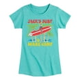 thumbnail image 1 of Nightmare Before Christmas - Jack's Surf Scare Camp - Summertime - Toddler And Youth Girls Short Sleeve Graphic T-Shirt, 1 of 5