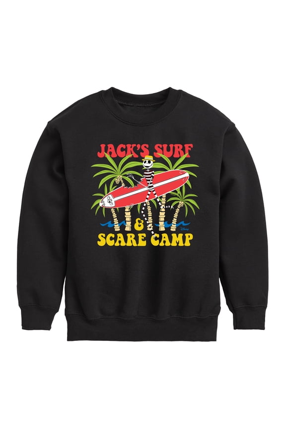 Nightmare Before Christmas - Jack's Surf Scare Camp - Summertime - Toddler And Youth Long Sleeve Graphic T-Shirt