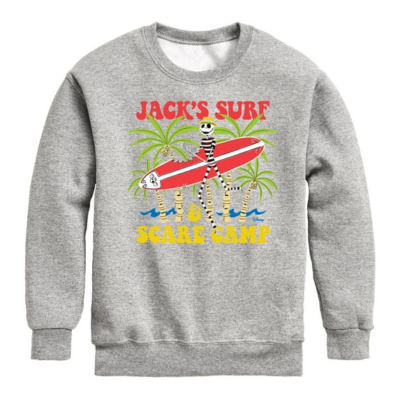Nightmare Before Christmas - Jack's Surf Scare Camp - Summertime - Toddler And Youth Long Sleeve Graphic T-Shirt
